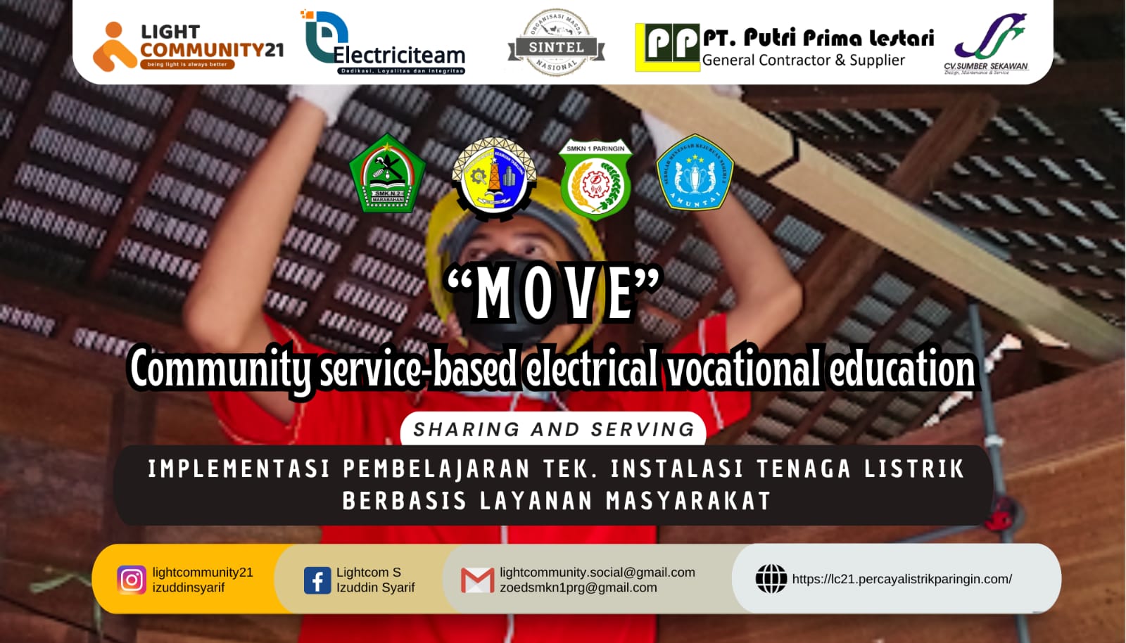 Community service based-vocational electrical education