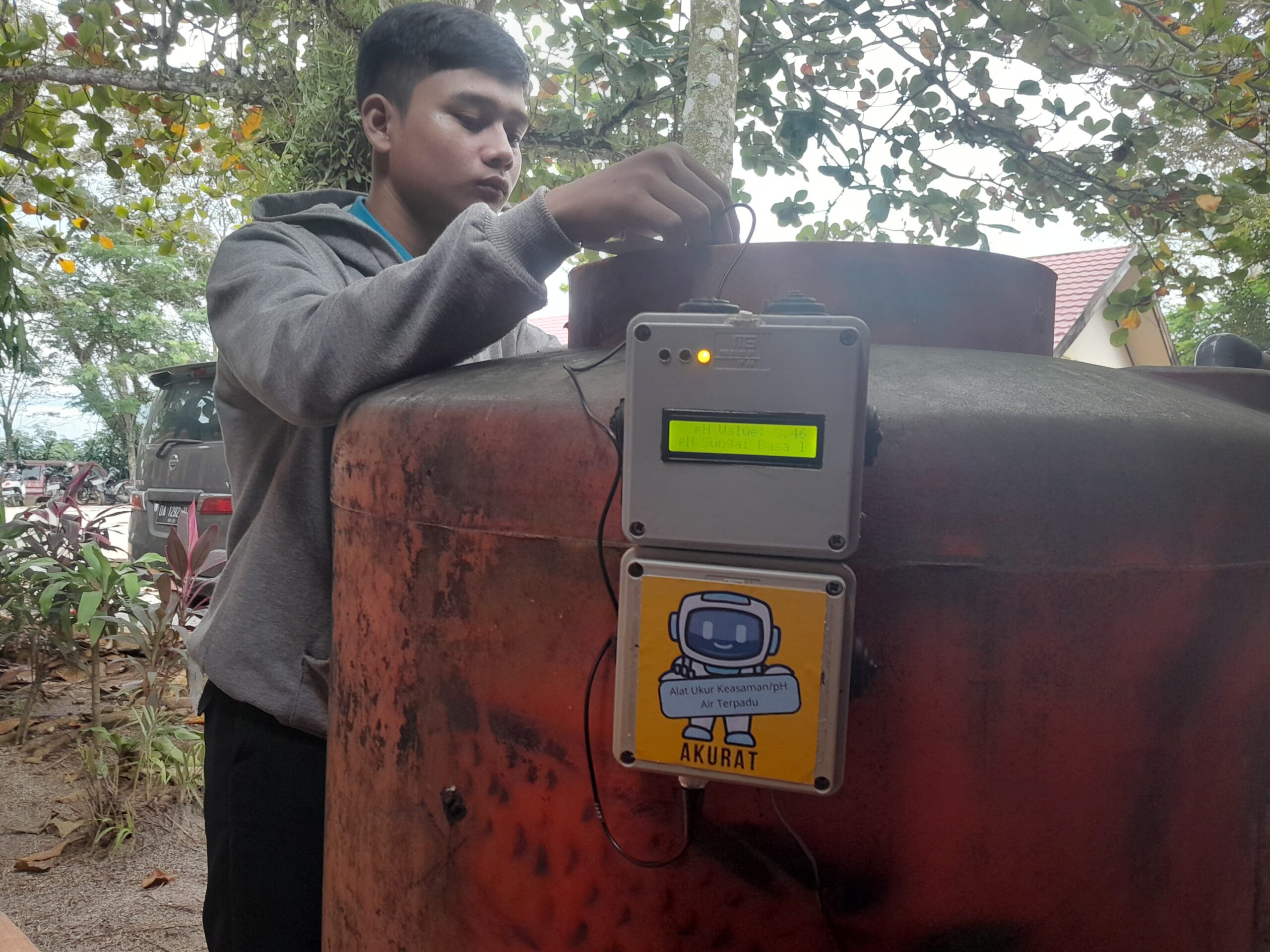 AKURAT_Processing_9_ Ph measurement test of river water stored in reservoirs